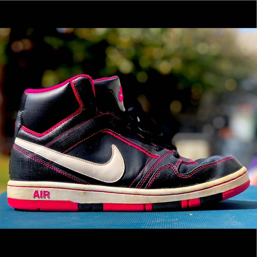 Nike Air Jordan’s Rare Black and Pink High Tops